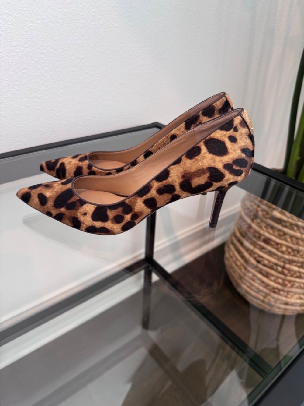 LAUREN RALPH LAUREN Woman’s Lanette Leather Calf Hair Pump Size 7.5 NWOB - Picture 7 of 13